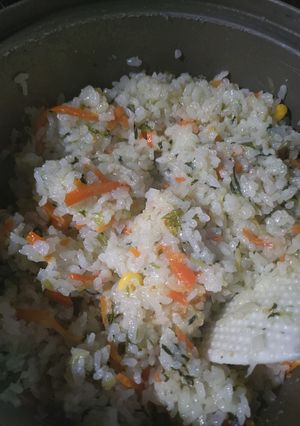 粒こんにゃく入り炊飯器で炒飯-レシピのメイン写真