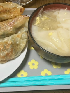 餃子の皮のワンタンスープ-レシピのメイン写真