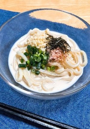 おいしく減塩！ミルクぶっかけうどん-レシピのメイン写真