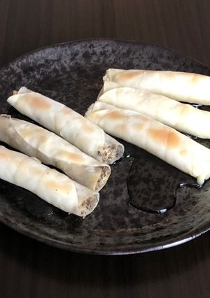 餃子の皮大量消費！桃クリームチーズ巻-レシピのメイン写真