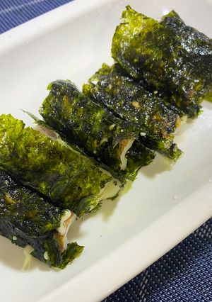 おつまみ韓国海苔巻きとろっ!チーズちくわ-レシピのメイン写真