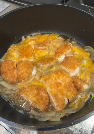 パパッと夕飯。とにかく楽ちん カツ丼!!-レシピのメイン写真