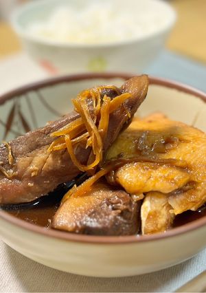 ご飯がすすむ！ブリのあらの煮付け-レシピのメイン写真