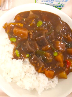 【学校給食】なないろ野菜のカレーライス-レシピのメイン写真