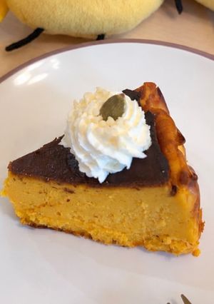 我が家のかぼちゃのバスクチーズケーキ-レシピのメイン写真