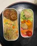 全てレンジクリーミー梅ポン味炒飯弁当