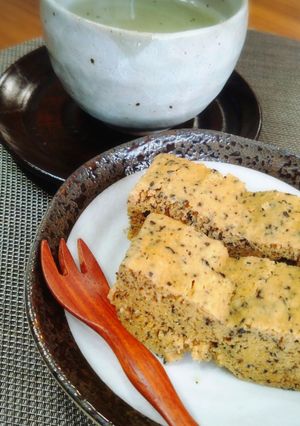 ＊黒ごまアーモンドきな粉豆腐蒸しパン＊-レシピのメイン写真