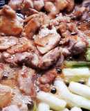 フライパンで焼鳥風☆鶏肉とねぎの甘辛炒め