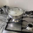 Japanese rice cooking: 冷蔵庫に長期保管して乾燥した日本米(無洗米)を鍋で炊く
