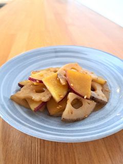 さつまいもとれんこんのきんぴら-レシピのメイン写真