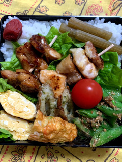 5/19ヨッチャン☆焼き鳥お弁当-レシピのメイン写真