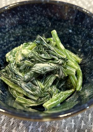 ほうれん草のわさびマヨ和え-レシピのメイン写真