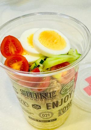 簡単☆可愛い！カップinジャージャー麺-レシピのメイン写真