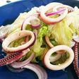 簡単スピードイカのしゃきしゃきレタス炒め