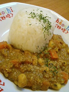レンジでチンだけ☆豆と挽肉のカレー☆-レシピのメイン写真