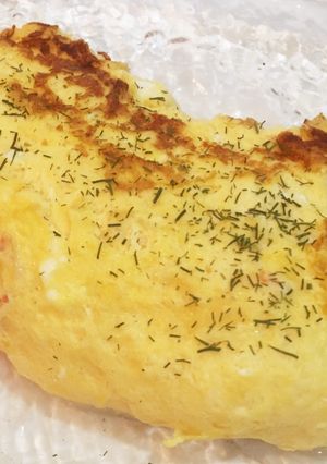 休日のブランチに♡シュリンプ＊オムレツ-レシピのメイン写真