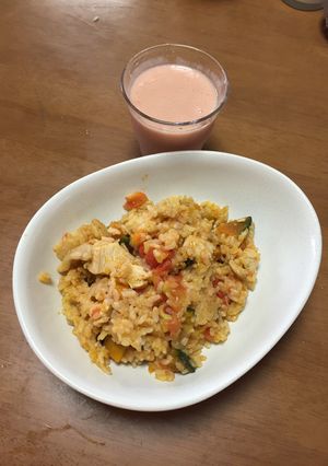 フレッシュトマトのチキンライス-レシピのメイン写真