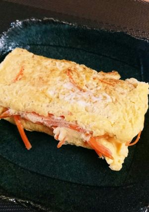 朝の定番 ☆ にんじん卵焼き-レシピのメイン写真