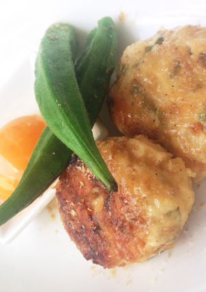 簡単ヘルシーつくね♪大葉味噌風味♪-レシピのメイン写真