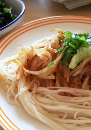 スタミナチャージ!豚キムチ冷製そうめん-レシピのメイン写真
