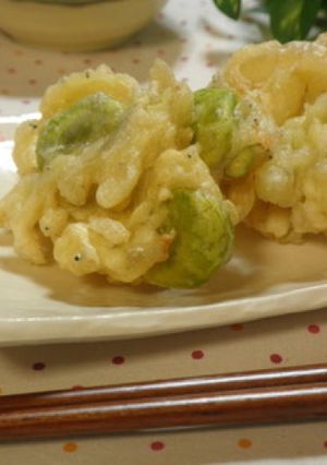 そら豆としらすの天ぷら-レシピのメイン写真
