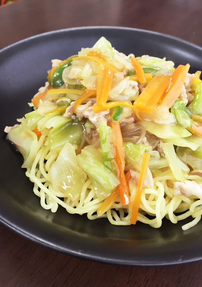 簡単☆野菜たっぷり！あんかけ焼きそば-レシピのメイン写真