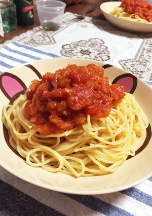 トマトと玉葱のデミグラストマトソース-レシピのメイン写真