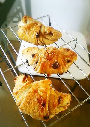 サクサク簡単✩カフェモカ♡クロワッサン-レシピのメイン写真