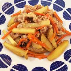 รูปของ 豚肉とポテトのこってり甘辛炒め
