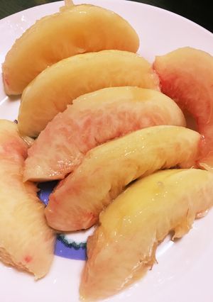 簡単!綺麗!桃のむき方♪-レシピのメイン写真