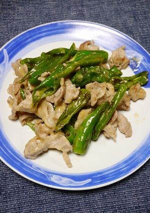 簡単！ししとうのピリ辛肉炒め-レシピのメイン写真