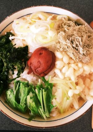 磯薫る梅だし茶漬け-レシピのメイン写真
