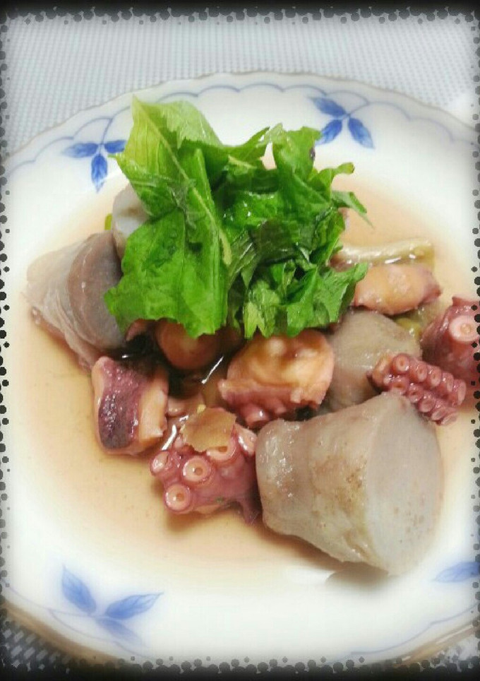 旬芋と蛸のあっさり煮物＆蛸の炊き込みご飯-レシピのメイン写真