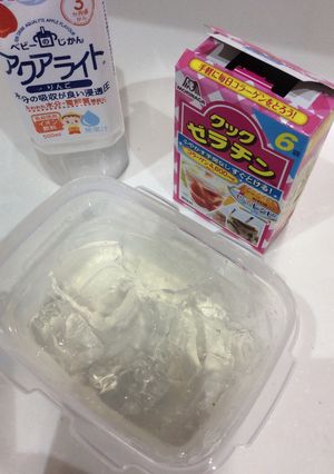 子供の熱、その時に。イオン飲料ゼリー！-レシピのメイン写真