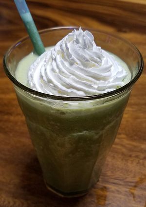 ホワイトチョコ入り抹茶フラペチーノ。-レシピのメイン写真