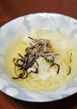 夏には、簡単・冷たいお茶漬け-レシピのメイン写真