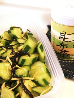 きゅうりと塩昆布の即席お漬物-レシピのメイン写真