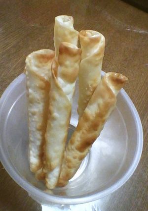 餃子の皮 de ガーリックスティック-レシピのメイン写真