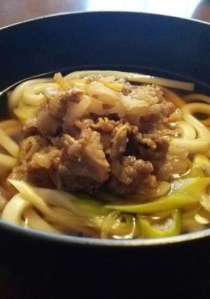 肉乗せうどん-レシピのメイン写真