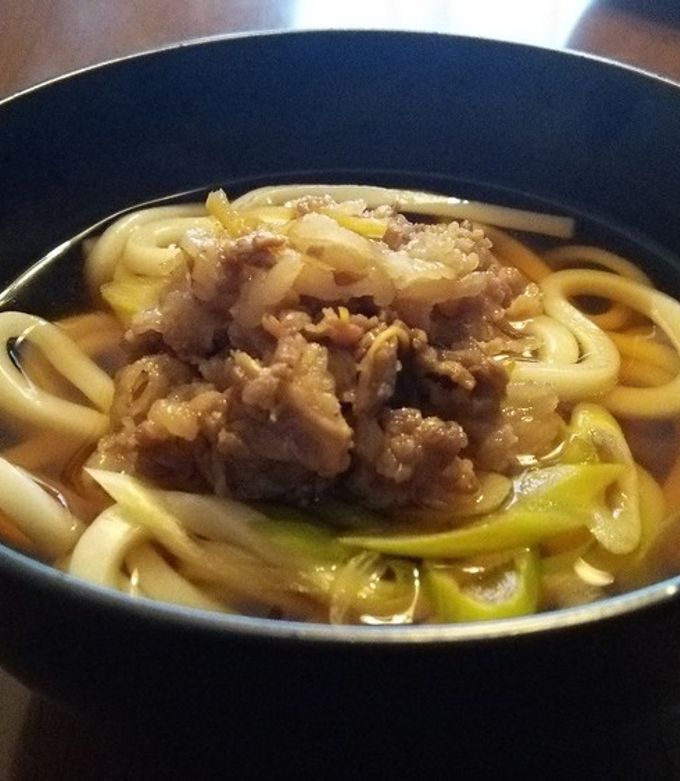 肉乗せうどん-レシピのメイン写真