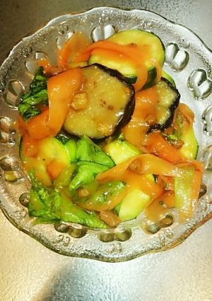 ズッキーニと茄子のイタリアンサラダ-レシピのメイン写真