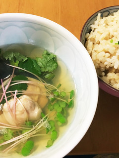 ハマグリのお吸い物とハマグリご飯-レシピのメイン写真