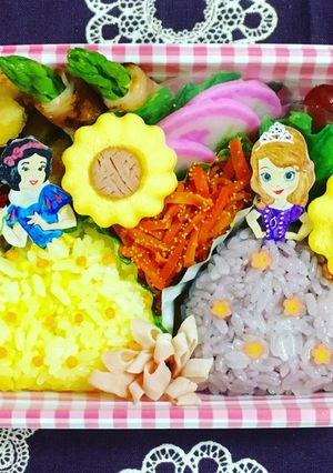 簡単 プリンセス キャラ弁♡-レシピのメイン写真