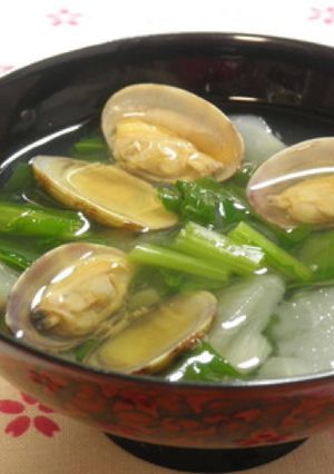 あさりとかぶのお吸い物-レシピのメイン写真