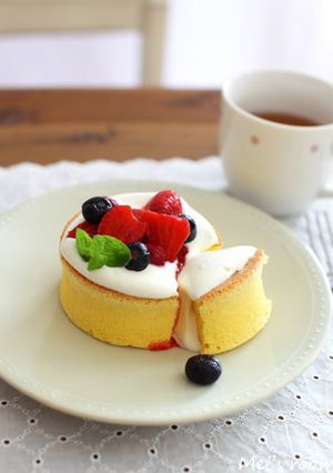 冷めても翌日でも＾＾ふわふわパンケーキ-レシピのメイン写真