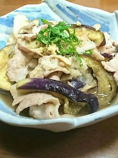 なすと豚バラのおろしぽん酢炒め煮-レシピのメイン写真