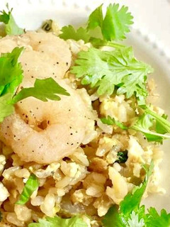 タイ風海老チャーハン☆パクチー乗せ-レシピのメイン写真