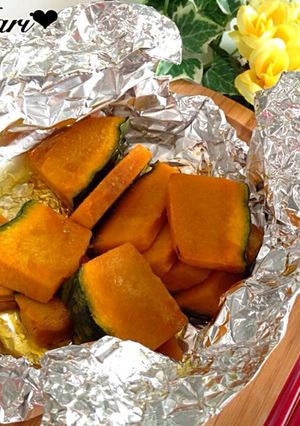 トースターで✨かぼちゃのバター醤油焼き-レシピのメイン写真