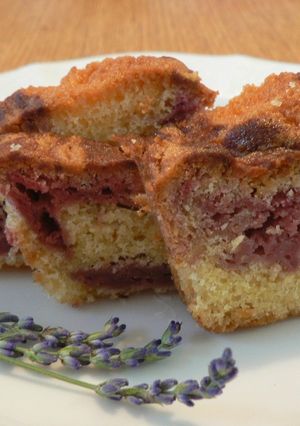 ラズベリーマーブルケーキ-レシピのメイン写真