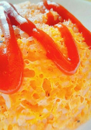 卵かけご飯☆ オムライス風♪-レシピのメイン写真